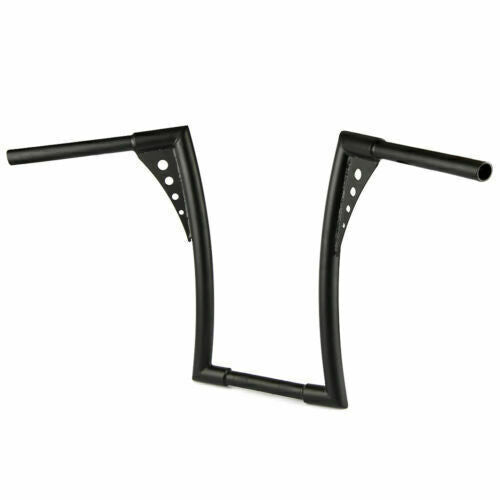Attitude Inc ATT-XF161006-B-18 Bonanza Handlebar Black Powder Coat 18 Inc 1-1/4 in. Ape Hangers For Harley Softail Sportster Fat Boy Dyna