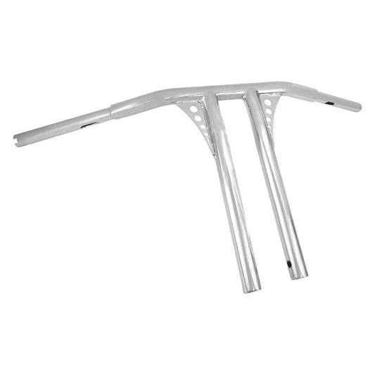 Attitude Inc ATT-XF1610145-E-16 T Factor HandleBar 1-1/4 in. T-Bars 16" Rise Chrome For Harley Dyna Softail Sportster Fat Bob Custom