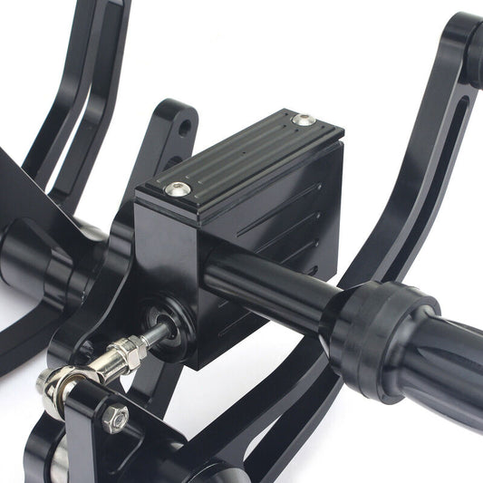 Attitude Inc ATT-RSHD-ST00BK Forward Control Kit Black For Harley-Davidson Softail 2000-2017 Black Kit