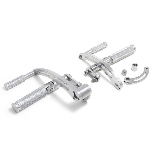Attitude Inc ATT-RSHD-FLH97P Billet Forward Control kit Polished 4 in Forward For Harley-Davidson Street Glide 1997-2008 Kit