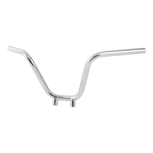 Attitude Inc ATT-XF161074-E JackRabbit Handlebar 1 in 10 in rise 1.2 in riser in Chrome For Harley Softail Sportster Fat Boy Dyna Each