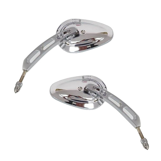 Attitude Inc ATT-XF110876-E Attitude Rearview Mirror Universal 8mm stud For Harley Touring FL Sportster XL883 XL1200 Pair