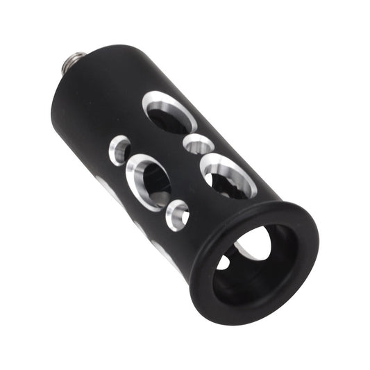 Attitude Inc ATT-CT-X921A Aluminium Toe Peg Grater Style ,Black For Custom Harley Each