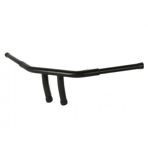 Attitude Inc ATT-XF161005-B-6 T Factor HandleBar 1-1/4 in. T-Bars 6" Rise Black Powder Coat For Harley Dyna Softail Sportster Fat Bob Custom