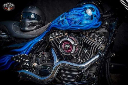 Attitude Inc ATT-EXHS005 Ambush Chrome Headers Exhuast Kit 2.5' Race Suit Harley Softail 1986-2017 Chrome Kit