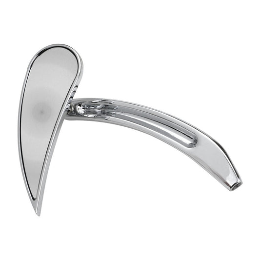 Attitude Inc ATT-MR9005-NCL Rear View Mirror For Arlen Ness Style Teardrop for Harley Custom Chrome Left Side Each