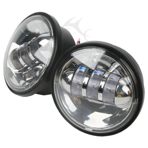 Attitude Inc ATT-XF2906130-E Headlight insert 4-1/2 Daymaker Chrome For Harley