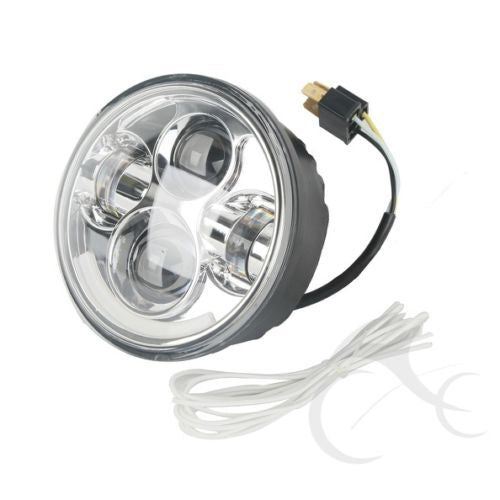Attitude Inc ATT-XF2906162-E Headlight insert 5-3/4 Daymaker Chrome For Harley