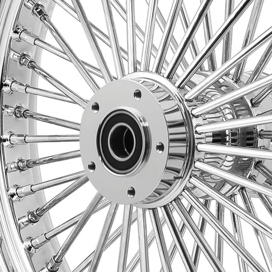 Attitude Inc ATT-37-504-1 Wheel Front MaxSpoke Chrome/Chrome Harley-Davidson 26 x 3.5 in Dual Disc 3/4'' axle Each