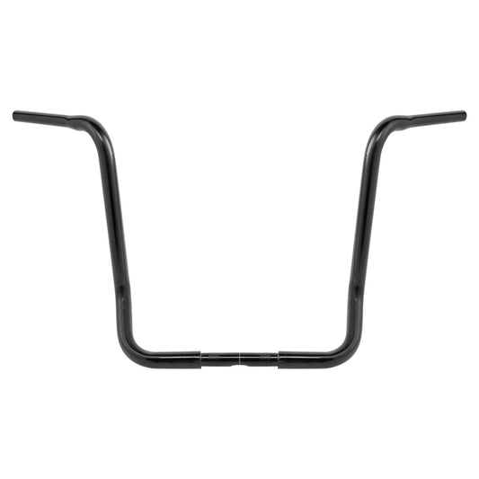 Attitude Inc ATT-XF161054-B-17 Wide Ape Pullback Handlebar Black Powder Coat 17 in. Rise 1-1/4 in For Harley Sporster ,Softail Custom Each