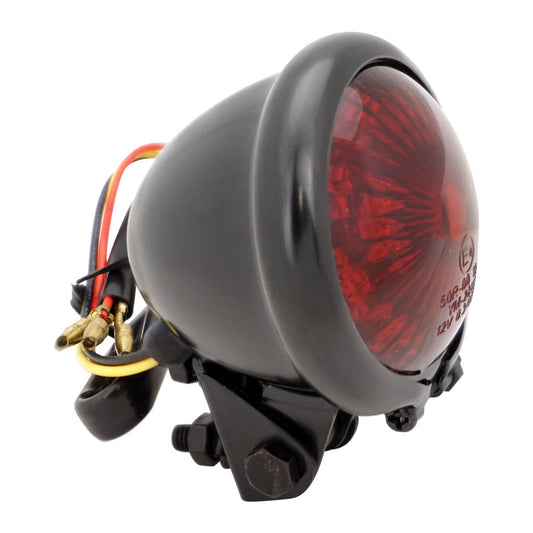 Attitude Inc ATT-AS77236 Turn Signal Tail Lamps Bates Style LED Black for Harley Custom ADR Approved Each