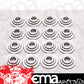 Crower C86767-16 7ø Titainium Valve Spring Retainers Dual Spring 1.490"OD Set 16