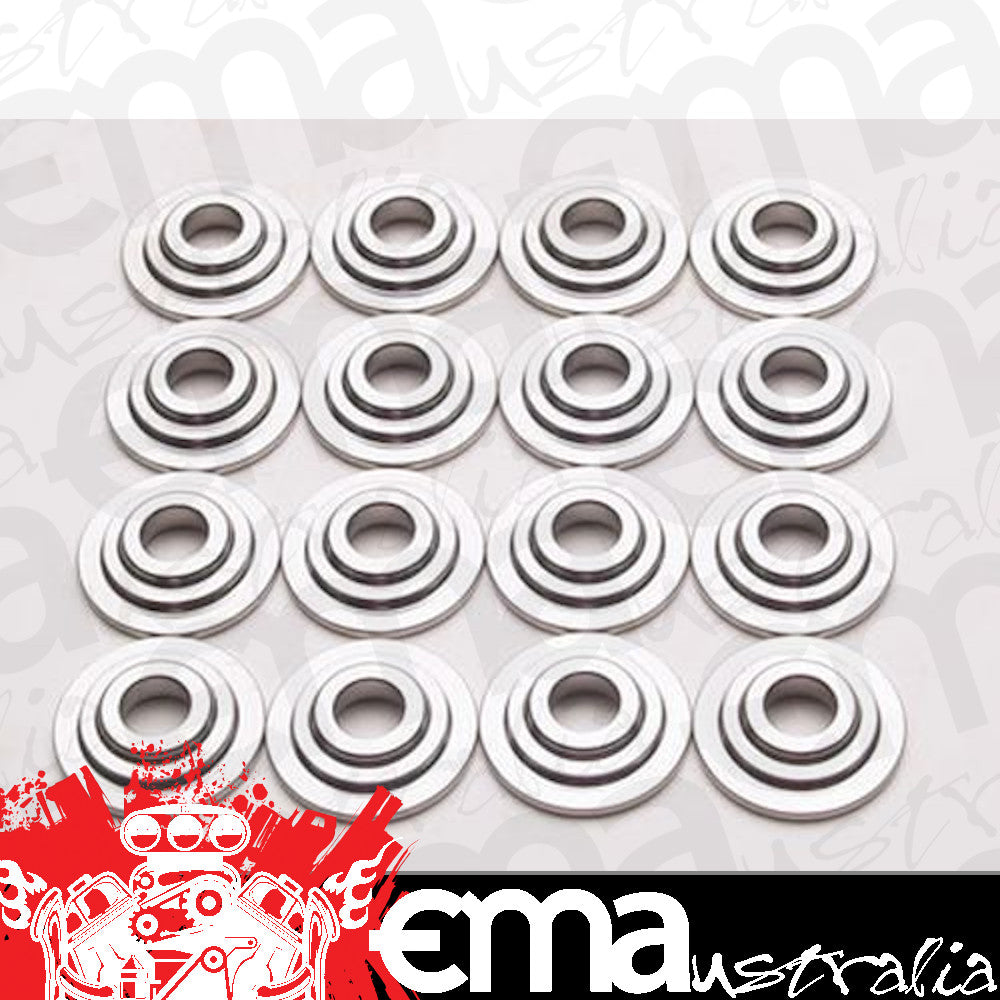 Crower C86767-16 7ø Titainium Valve Spring Retainers Dual Spring 1.490"OD Set 16