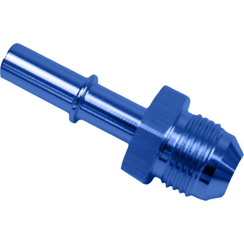 Proflow PFE817-03BL 3/8in. Fitting Male Quick Connect To -08AN Fitting Male Blue