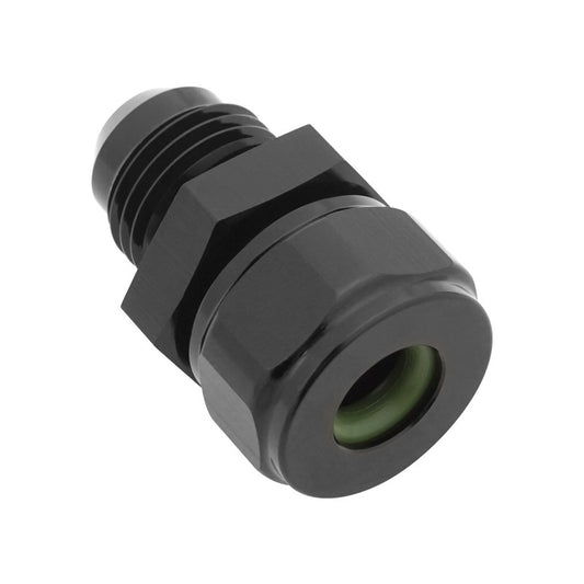 Proflow PFE631-06-06 Barb End Adaptor Suit 3/8'' Barb to AN6 Male Black Each