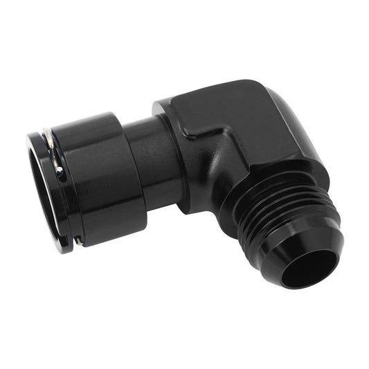 Proflow PFE895-01 Water Line Fitting Suit GM LSA Supercharger Clip-On Female to AN10 Male 90 Deg