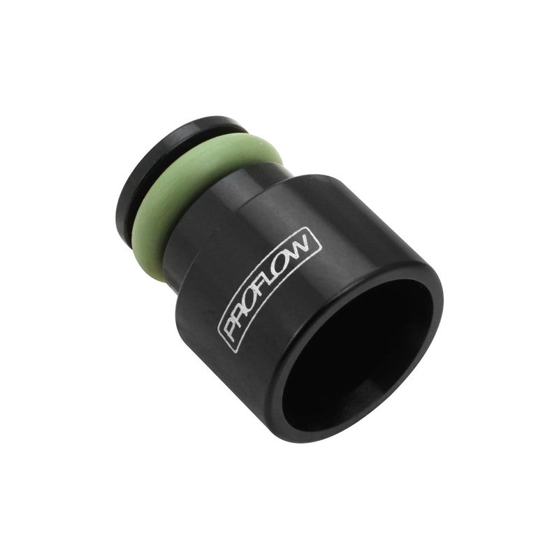 Proflow PFE887BK Aluminium Fuel Injector Adaptor 14mm Male To 14mm Female Short Black