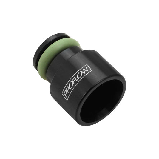 Proflow PFE887BK Aluminium Fuel Injector Adaptor 14mm Male To 14mm Female Short Black