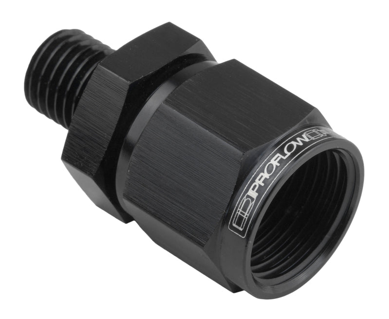 Proflow PFE918-08-M14BK Female Adaptor -08AN Straight Swivel To M14 x 1.50mm Black