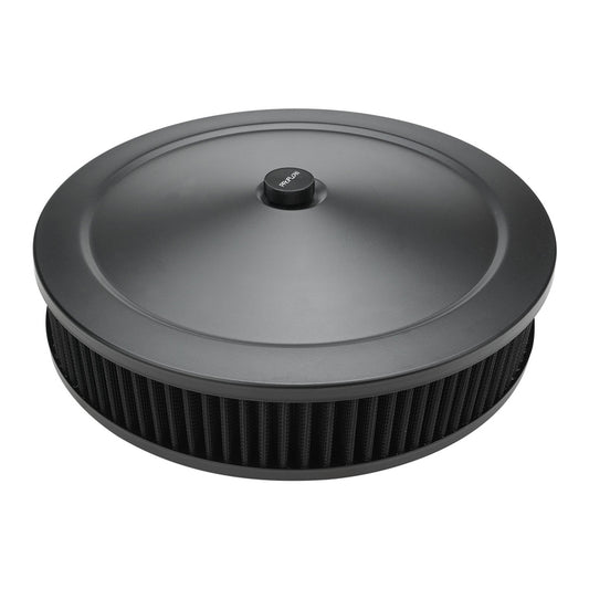 Proflow PFEAF-6350102BKK-R Air Filter Assembly Round 14in. x 4in Black Recessed Base, Each