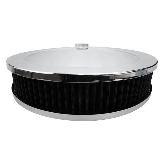 Proflow PFEAF-6350076B-R Air Filter Assembly Round 14in. x 3in Chrome Recessed Base, Each