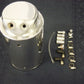 Cal Customs CAL2866 Polished Aluminium Oil Catch Tank 2 Litre Round