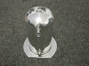 Universal Polished Aluminium Surge Tank 2.5 Litre Round Cal Customs CAL2926