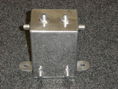 Universal Polished Aluminium Surge Tank 2 Litre Rectangle Cal Customs CAL2932