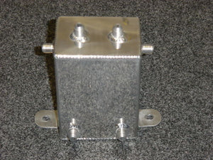 Universal Polished Aluminium Surge Tank 2 Litre Rectangle Cal Customs CAL2932