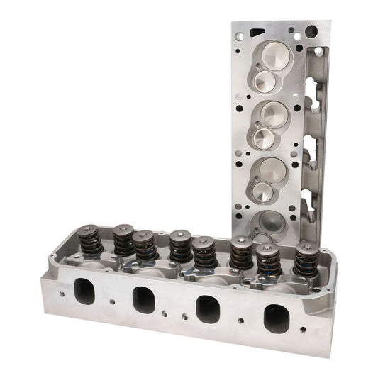 Proflow PFEAHF21573-3V Cylinder Heads SuperMax 225 Assembled Aluminium Ford 302-351 Cleveland 3V 73cc Chamber 225cc Intake Runner 630HP Out of Box Pair