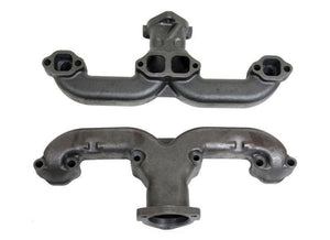 Cal Customs CAL4455 Chevy Rams Horn Style Cast Iron Exhaust Manifold Chev Small Block 1955+
