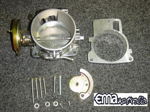 Chevrolet Gen III LS1 Engines Chev 85mm Polished Aluminium Throttle Body Cal Customs CAL9726