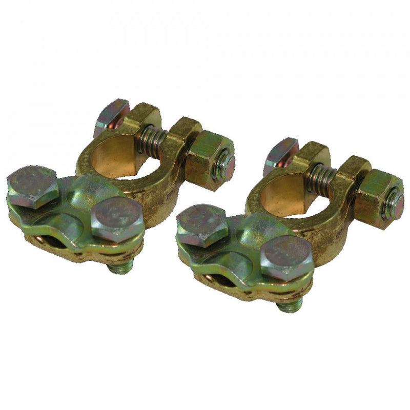 Proflow PFEBT-320 Battery Terminals Top-Mount Brass Pair