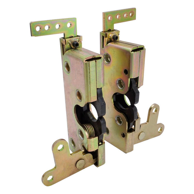 Proflow PFEBJ-1 Universal Large Slim-Line Bear Jaw Car Door Latch Kit Zinc Plated Two Stage Latch Kit