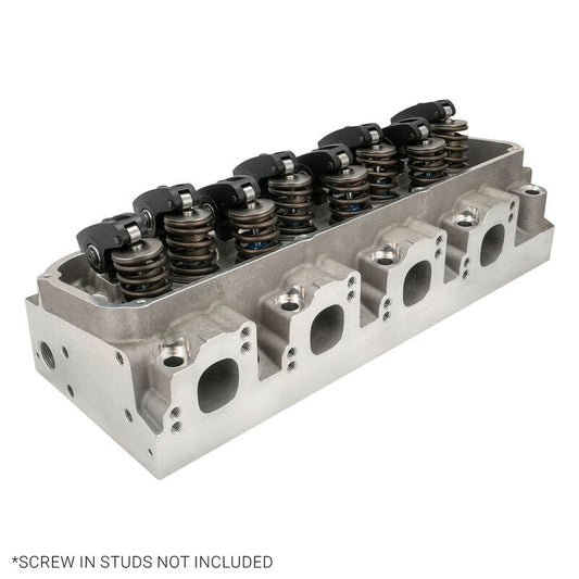 Proflow PFEAHF22560-3V-RRK4 Cylinder Heads & Rocker kit SuperMax 225 Assembled Aluminum SB Ford 302-351 Cleveland 3V 60cc Chamber 225cc Intake Runner 630HP Pair