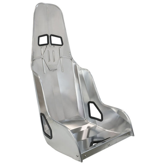 Proflow PFE-A406 Aluminium Race Bucket Seat 16 in. (406mm) Hip Width Highback Silver Finish