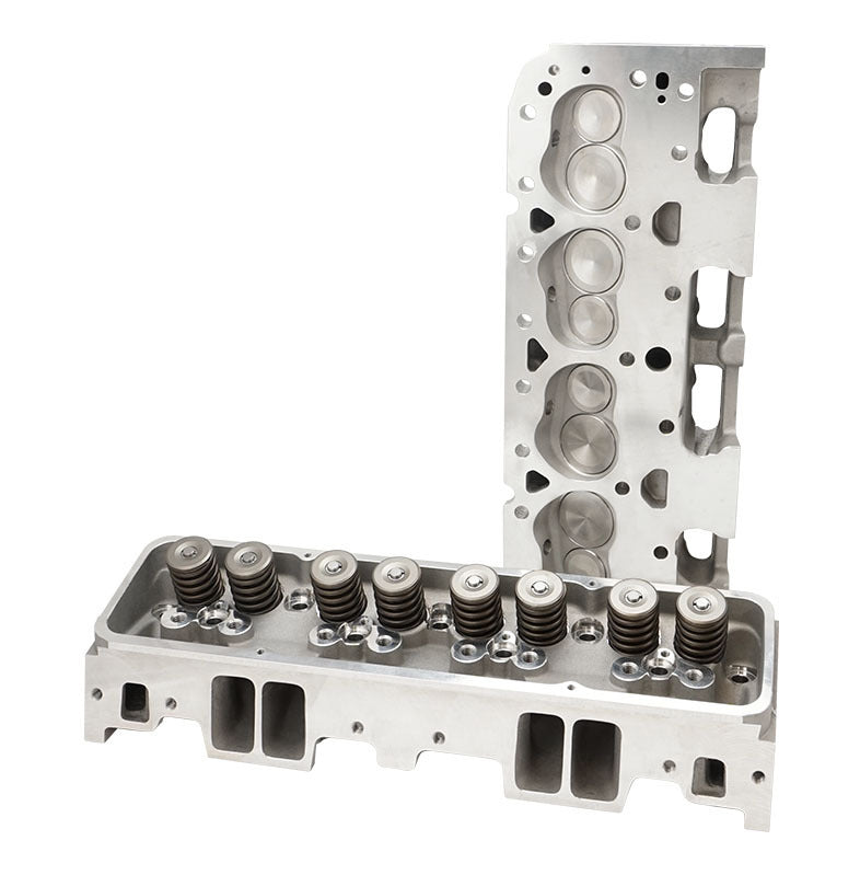Proflow PFEAHC518072AP Cylinder Heads AirMax 180 SB Chev Aluminium Assembled 72cc Chamber Angle Plug 180cc Intake Runner Pair