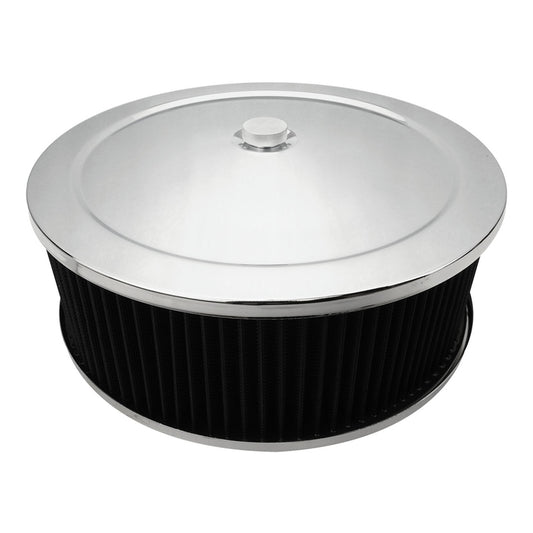 Proflow PFEAF-6350127B-R Air Filter Assembly Round 14in. x 5in Chrome Recessed Base Each