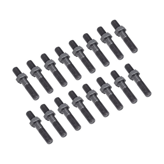 Proflow PFE-42288-16 Rocker Arm Screw In Stud Kit 7/16 Top 7/16-14 in. Bottom 7/16-20 in. Universal Chevrolet Ford Holden V8 Set Of 16