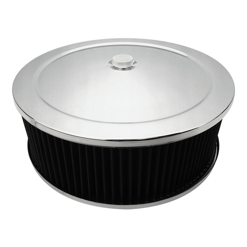 Proflow PFEAF-6350102B-R Air Filter Assembly Round 14in. x 4in Chrome Recessed Base Each