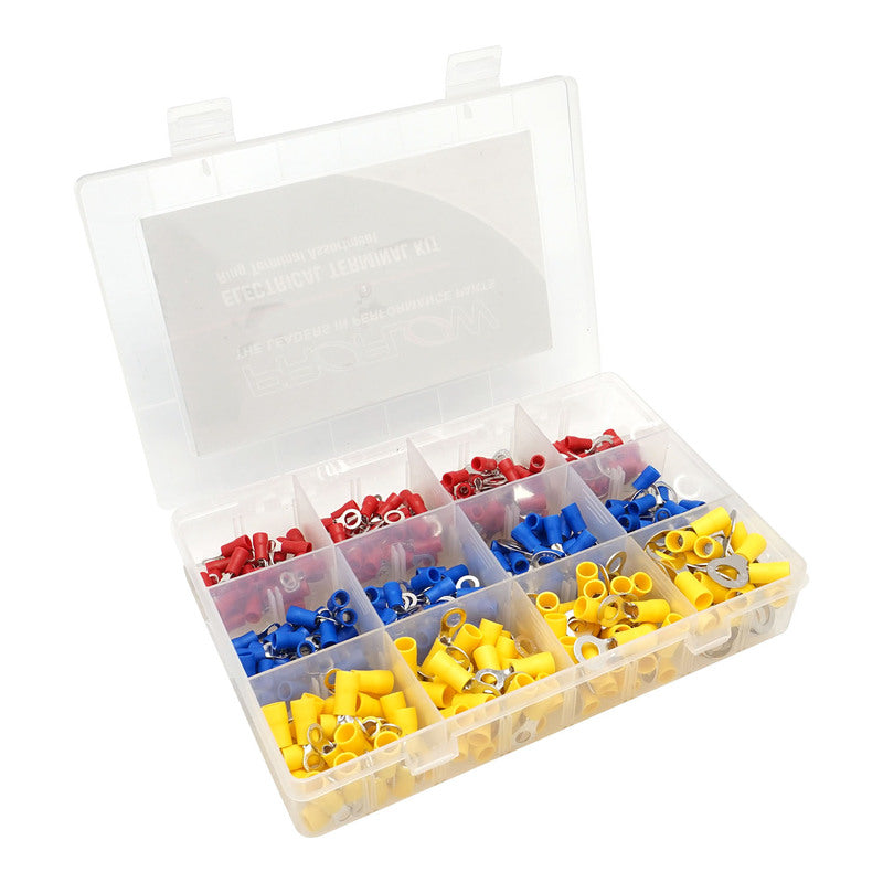 Proflow PFEELCKIT-1 Electric Terminal Kit 345 Piece Ring Terminal Asso ...