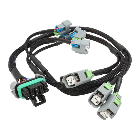 Proflow PFEFI-81045 Fuel Injector Wiring Harness Suit GM LSX EV6 Injectors w/Braided PET Sleeve Kit
