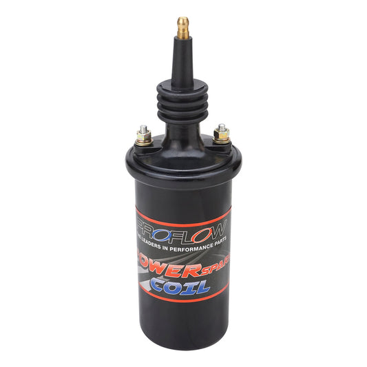 Proflow PFEIC8223-BK Ignition Coil Power Striker 3 Black Canister Round Oil Filled 45,000V 140mA Each