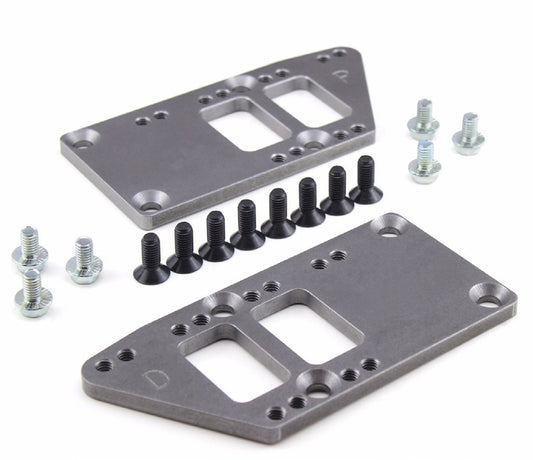 Proflow PFEEHMLS11 Engine Mounts Aluminium Motor Mount Plate Bolt-In LS Conversion Adjustable Raw Finish Pair