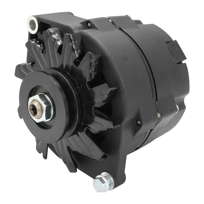 Proflow PFEPM37127BKW Alternator Power Spark 100 Amp 1-Wire Internal Regulator Black Wrinkle V-Belt Chev For Holden Commodore Torana Each