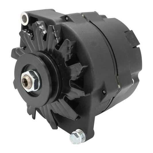 Proflow PFEPM37127BKW Alternator Power Spark 100 Amp 1-Wire Internal Regulator Black Wrinkle V-Belt Chev For Holden Commodore Torana Each