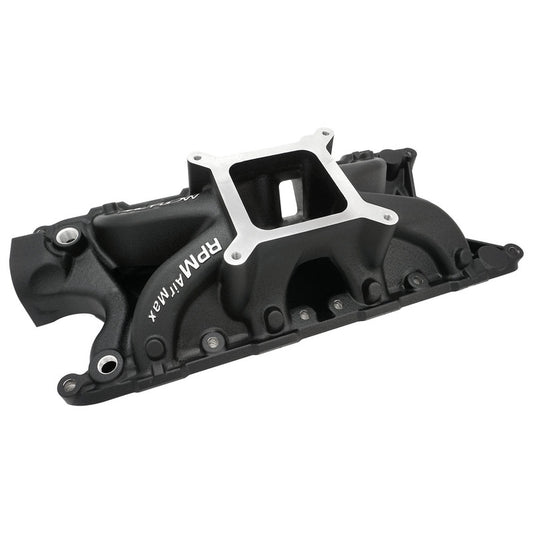 PFEM2921-BK-COSM Proflow Intake Manifold Max Jr Single Plane Aluminium Black Square Bore SB For Ford 289 302W