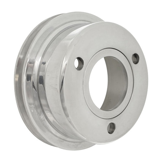 Proflow PFEP8826 Billet Pulley V-Belt Crankshaft For Ford SB For Ford Windsor 3 Bolt 1-Groove With Removeable Balancer Spigot Anodised Aluminium