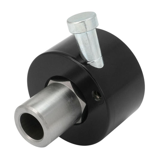 Proflow PFEQRHUB58-BK Aluminum Quick Release Steering Wheel Hub Hex 5/8 Inch Black 5/8" ID weld on hex sleeve allows for welding to 5/8" round steering shafts,