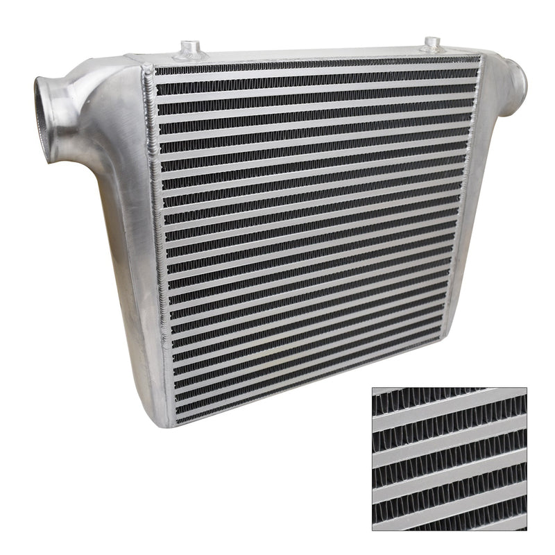 Proflow PFEIC450300-1 Intercooler Bar & Plate 450 x 300 x 100mm 3.0'' Outlets Aluminium Universal Natural